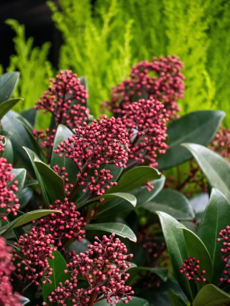 SKIMMIA JAPONICA RUBELLA